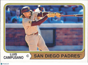 2023 Topps Heritage High Number - #608 Luis Campusano