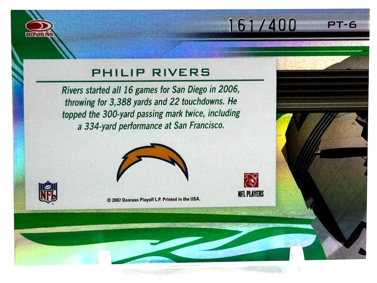 2007 Donruss Elite Passing the Torch REFRACTOR /400 - PHILIP RIVERS #PT-6