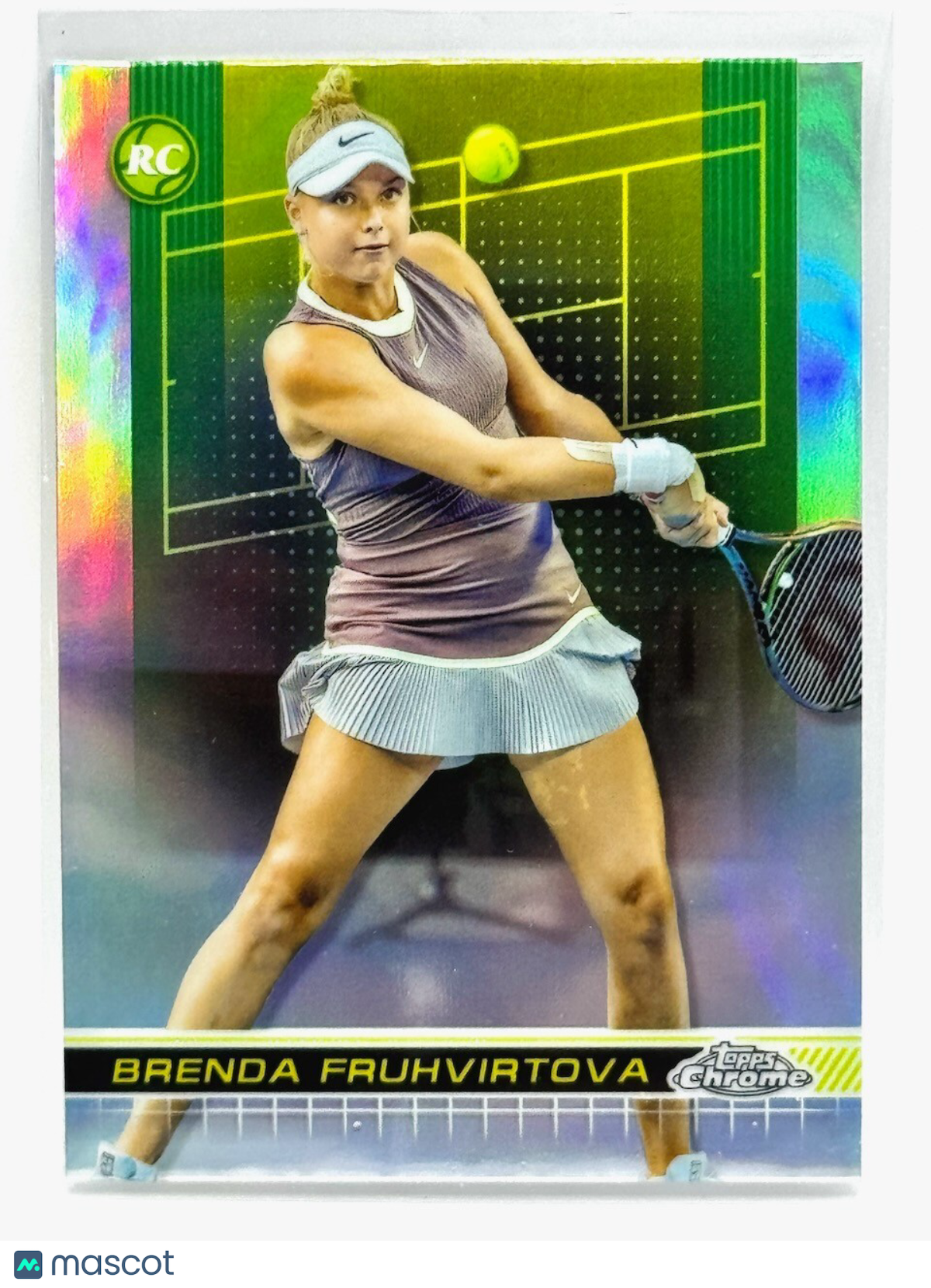 2024 TOPPS CHROME TENNIS REFRACTOR BRENDA FRUHVIRTOVA #156