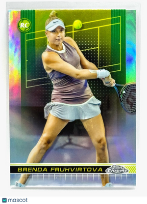 2024 TOPPS CHROME TENNIS REFRACTOR BRENDA FRUHVIRTOVA #156