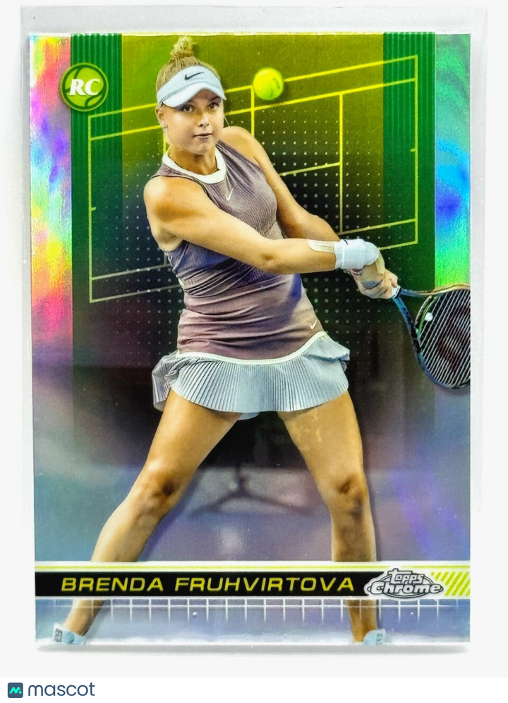2024 TOPPS CHROME TENNIS REFRACTOR BRENDA FRUHVIRTOVA #156
