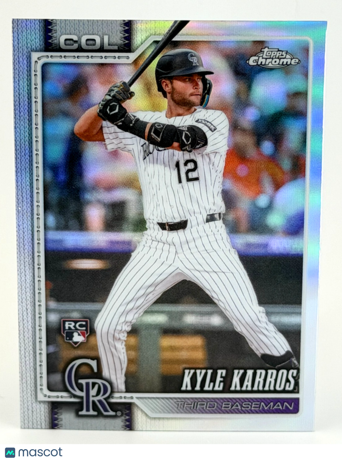 2026 Topps Chrome #13 Kyle Karros RC Rookie - REFRACTOR