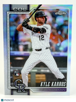 2026 Topps Chrome #13 Kyle Karros RC Rookie - REFRACTOR