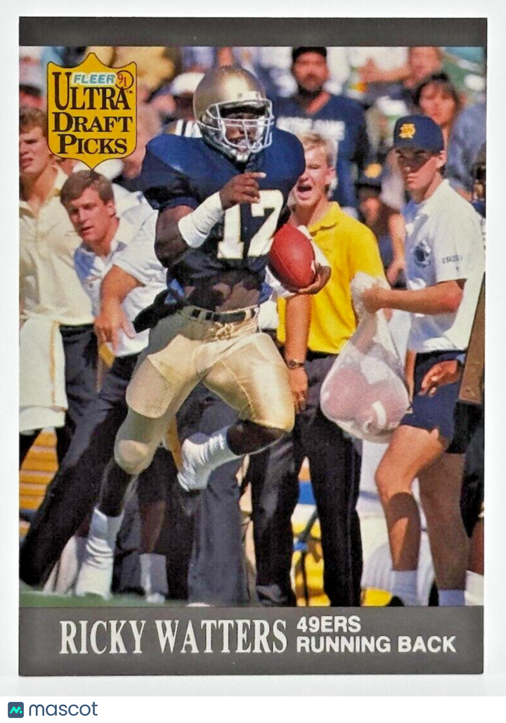 1991 Fleer Ultra - #297 Ricky Watters (RC) Rookie