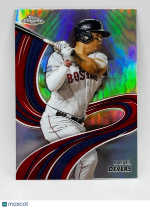 2024 TOPPS CHROME - STROKES REFRACTOR - #S-16 - RAFAEL DEVERS - RED SOX