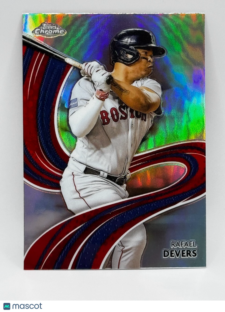 2024 TOPPS CHROME - STROKES REFRACTOR - #S-16 - RAFAEL DEVERS - RED SOX