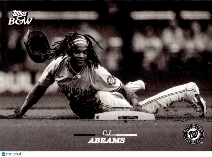 ⚾️ 2024 Topps Black & White Baseball #75 CJ Abrams - Nationals
