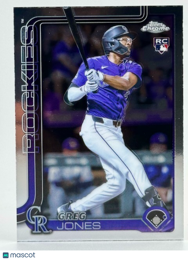 ⚾️ 2025 Topps Chrome #265 Greg Jones (RC) Rookie