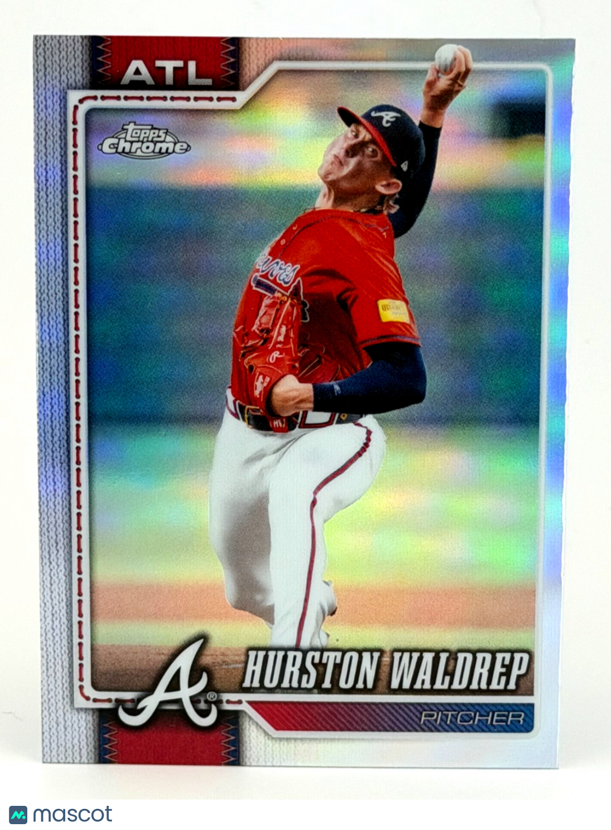 2026 Topps Chrome #141 Hurston Waldrep - REFRACTOR - Braves