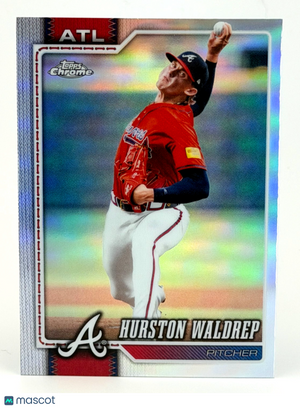 2026 Topps Chrome #141 Hurston Waldrep - REFRACTOR - Braves