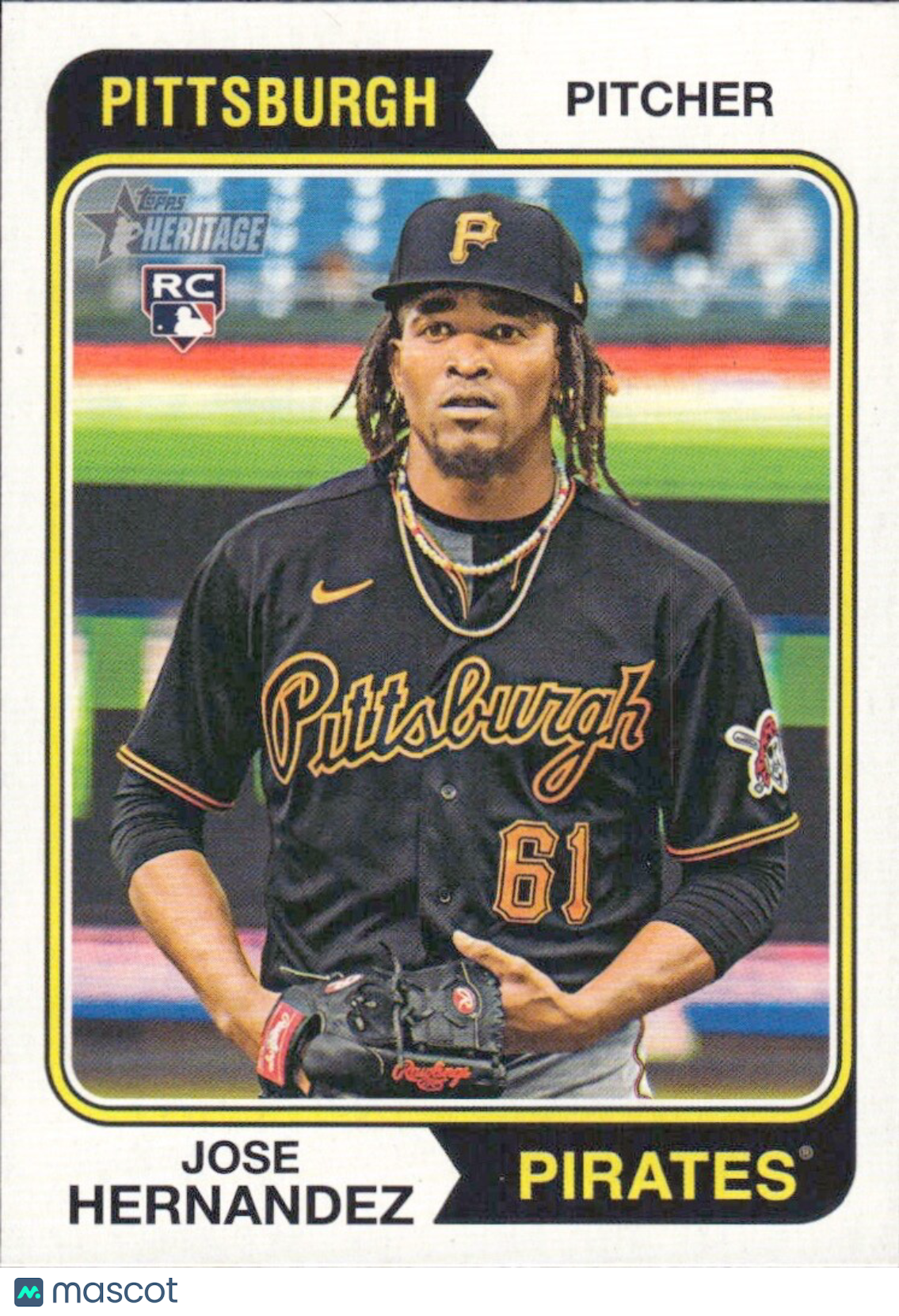 2023 Topps Heritage High Number - #695 Jose Hernandez (RC) ROOKIE