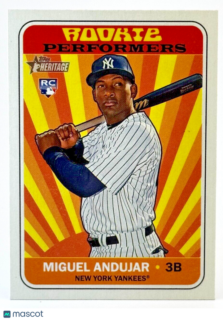 ⚾️ 2018 Topps Heritage HN #RP-MA Rookie Performers (RC) Miguel Andujar