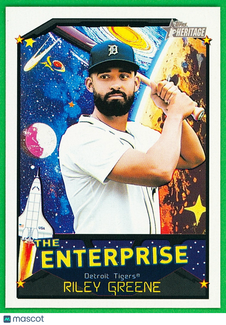 2026 Topps Heritage #TE-RG The Enterprise - Riley Greene