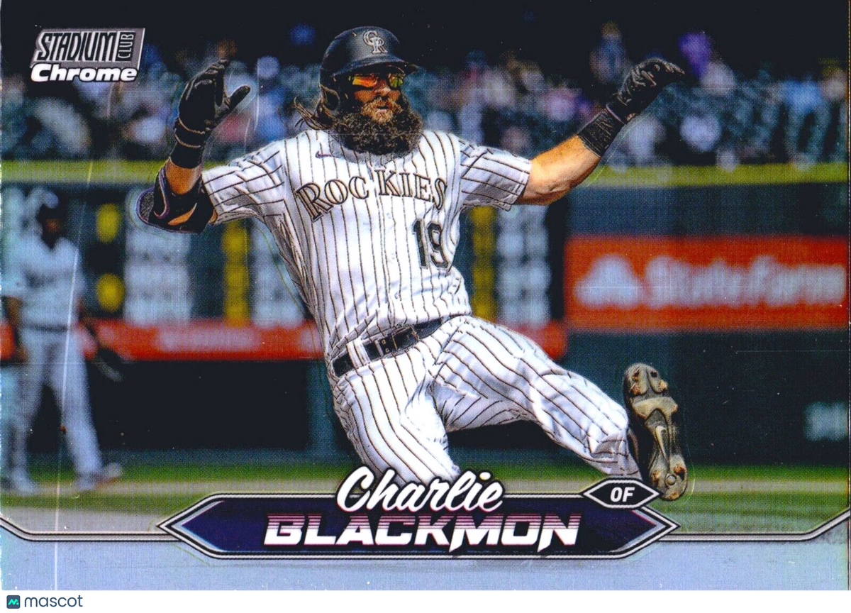 2024 Topps Stadium Club Chrome - #121 Charlie Blackmon