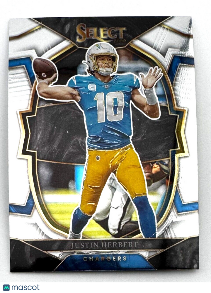 🏈 2022 Panini Select - Concourse #14 Justin Herbert ⚡️