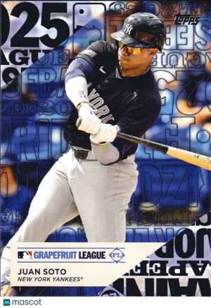 ⚾️ 2025 Topps Series 1 #TG-22 Grapefruit League - Juan Soto - Yankees