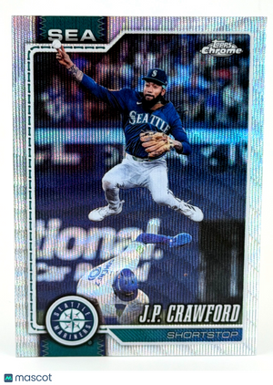 2026 Topps Chrome J.P. Crawford - WAVE REFRACTOR - Seattle