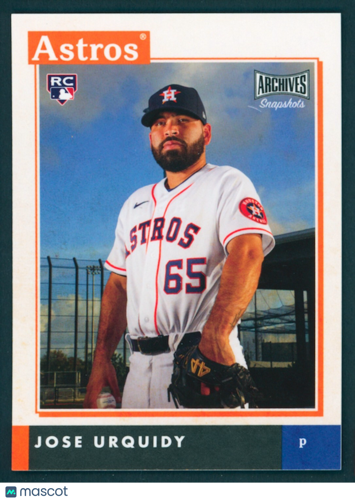 ⚾️ 2020 Topps Archives Snapshots #AS-JU - Jose Urquidy (RC) Rookie - Astros