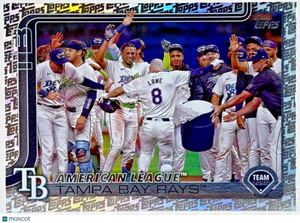 ⚾️ 2025 Topps Series 1 #294 Topps Logo Foilboard - Tampa Bay Rays