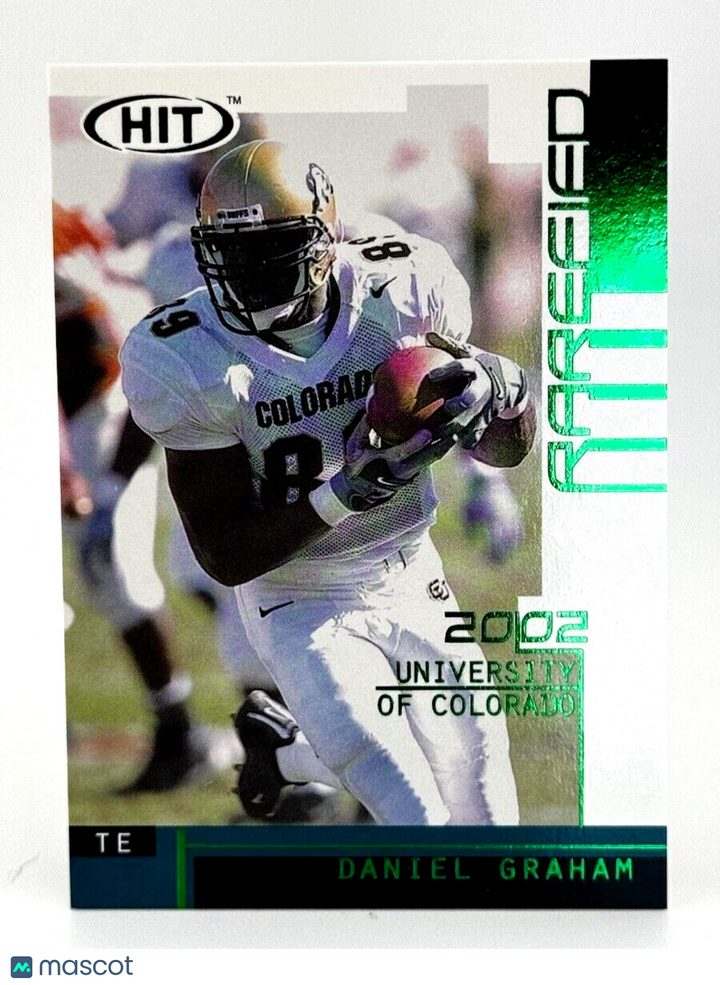 2002 SAGE Hit - Rarefied Emerald #R39 Daniel Graham (RC) Rookie - Colorado