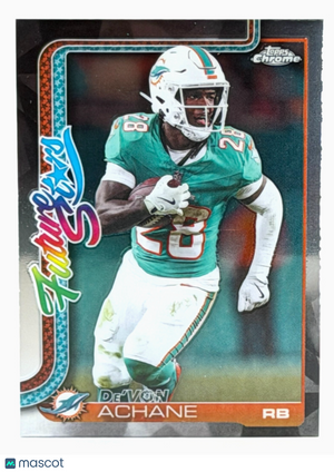 🏈 2025 Topps Chrome Football #FS-12 Future Stars - Devone Achane - Dolphins