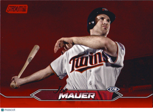 2024 Topps Stadium Club - Red Foil - #137 Joe Mauer (HOF)
