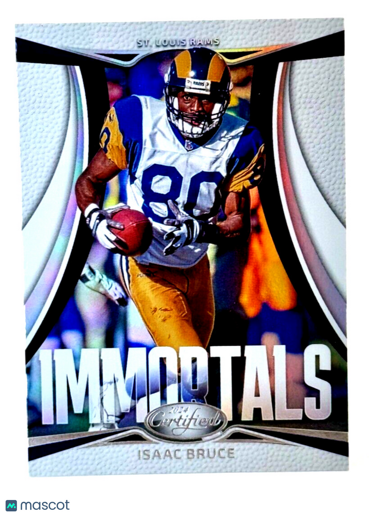 🏈 2024 Panini Certified #11 IMMORTALS - Isaac Bruce - Rams 🏈