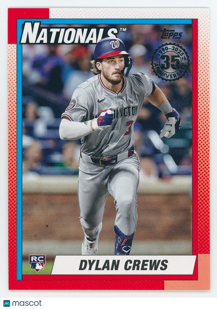 ⚾️ 2025 Topps Series 2 #90B2-11 1990 Topps - Dylan Crews (RC) Rookie