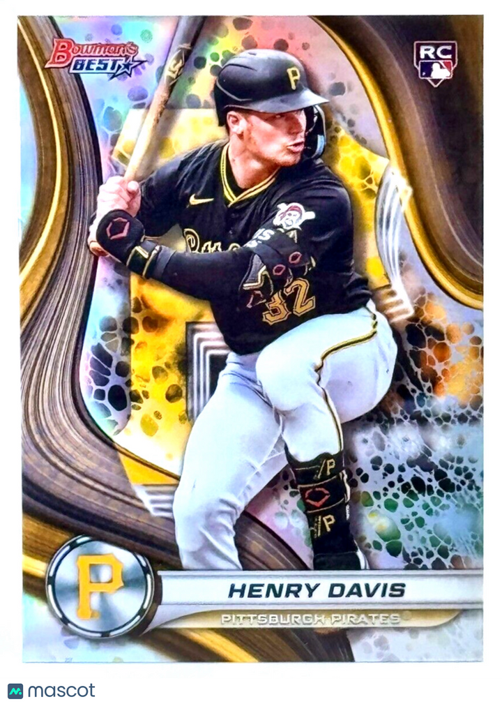 ⚾️ 2024 Bowman's Best #50 Refractor - Henry Davis (RC) - Rookie - Pirates