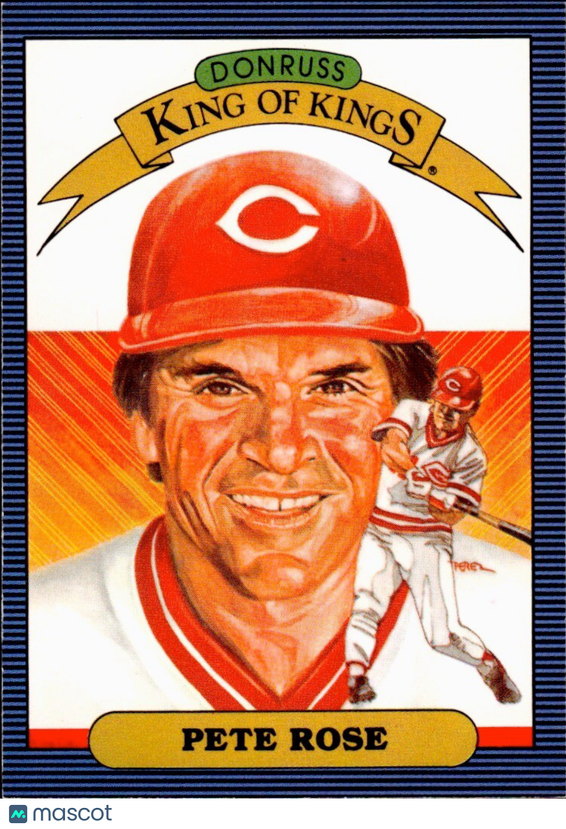 1986 Donruss KING OF KINGS #653 Pete Rose - SET BREAK