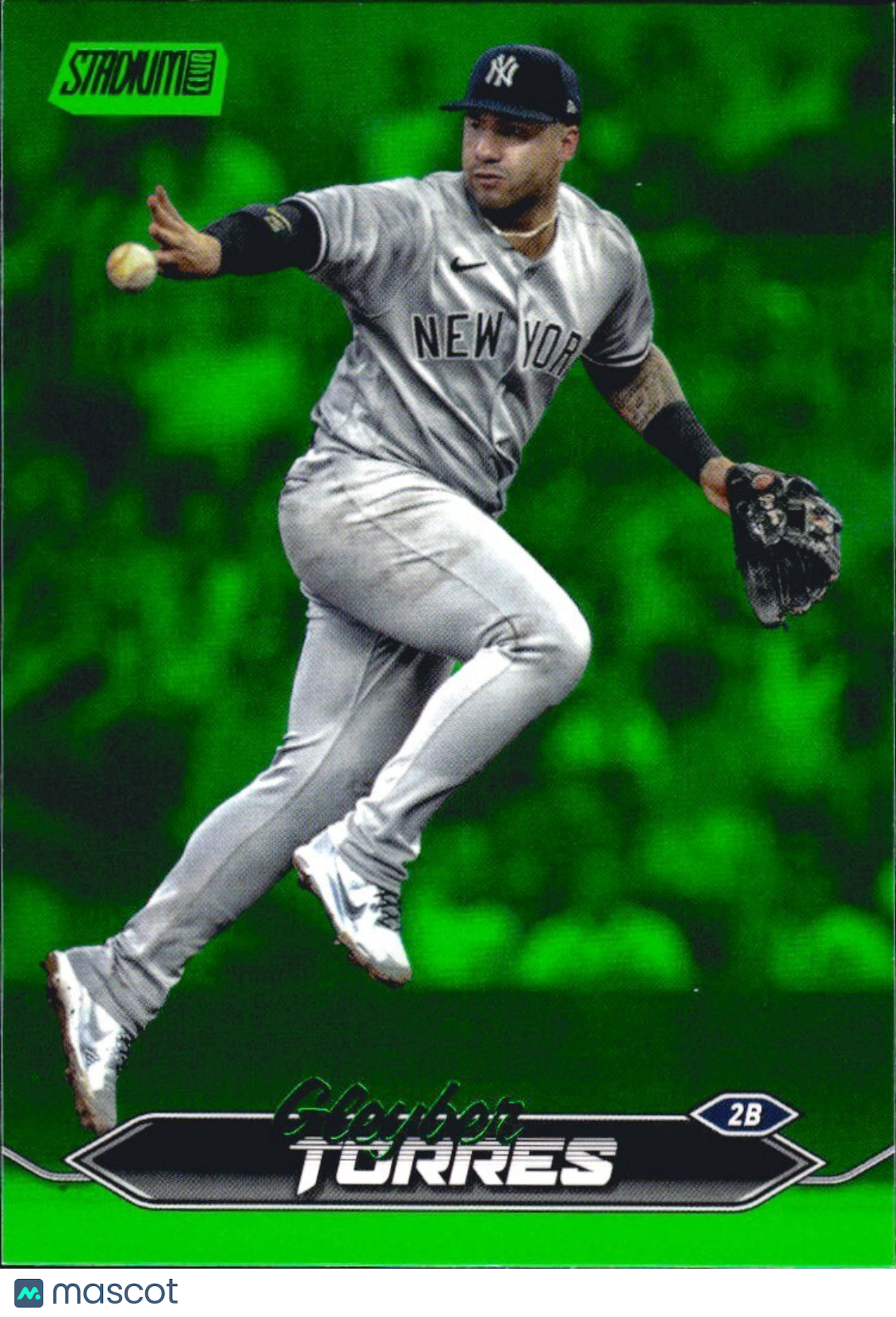 2024 Topps Stadium Club - #161 - Green Foil (147/199) - Gleyber Torres