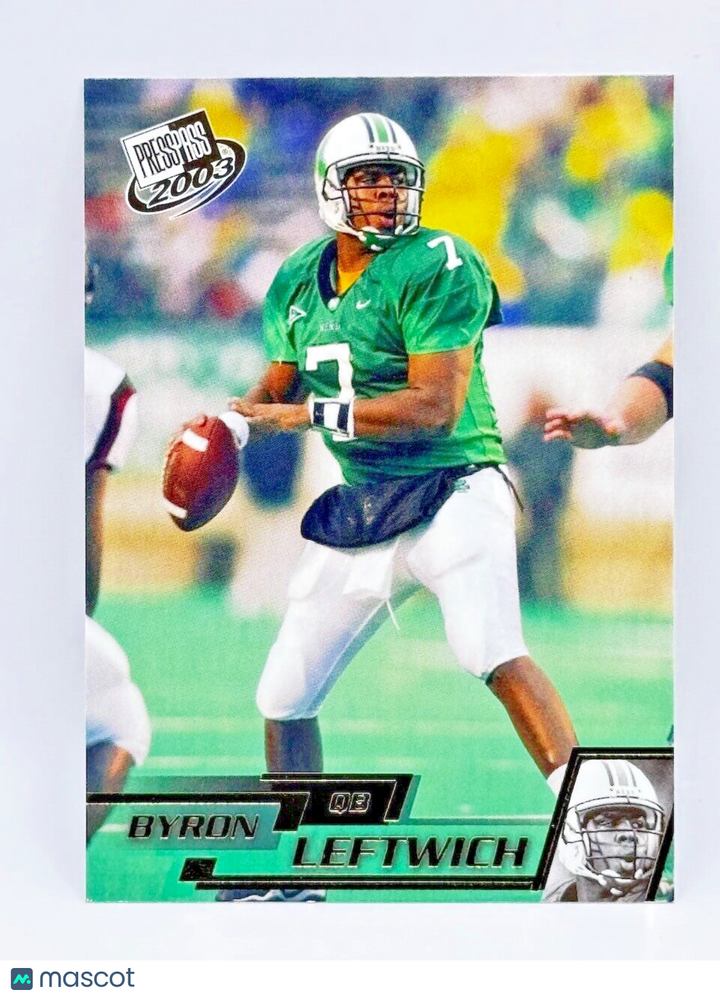 2003 Racing Champions South - Press Pass - #7 Byron Leftwich (RC) - Marshall