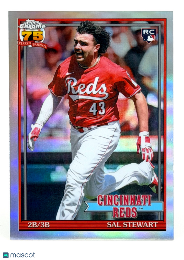 2026 Topps Chrome #91CB-21 SAL STEWART RC HOT Rookie - 1991 Chrome Refractor
