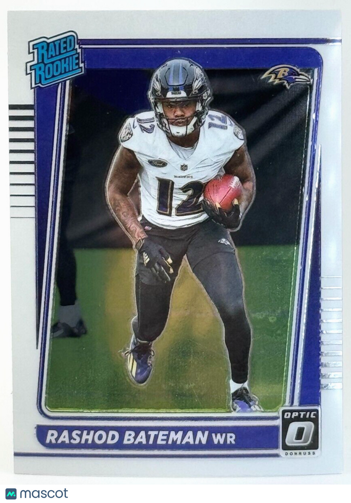 2021 Panini Donruss Optic - Rated Rookie #210 Rashod Bateman (RC)