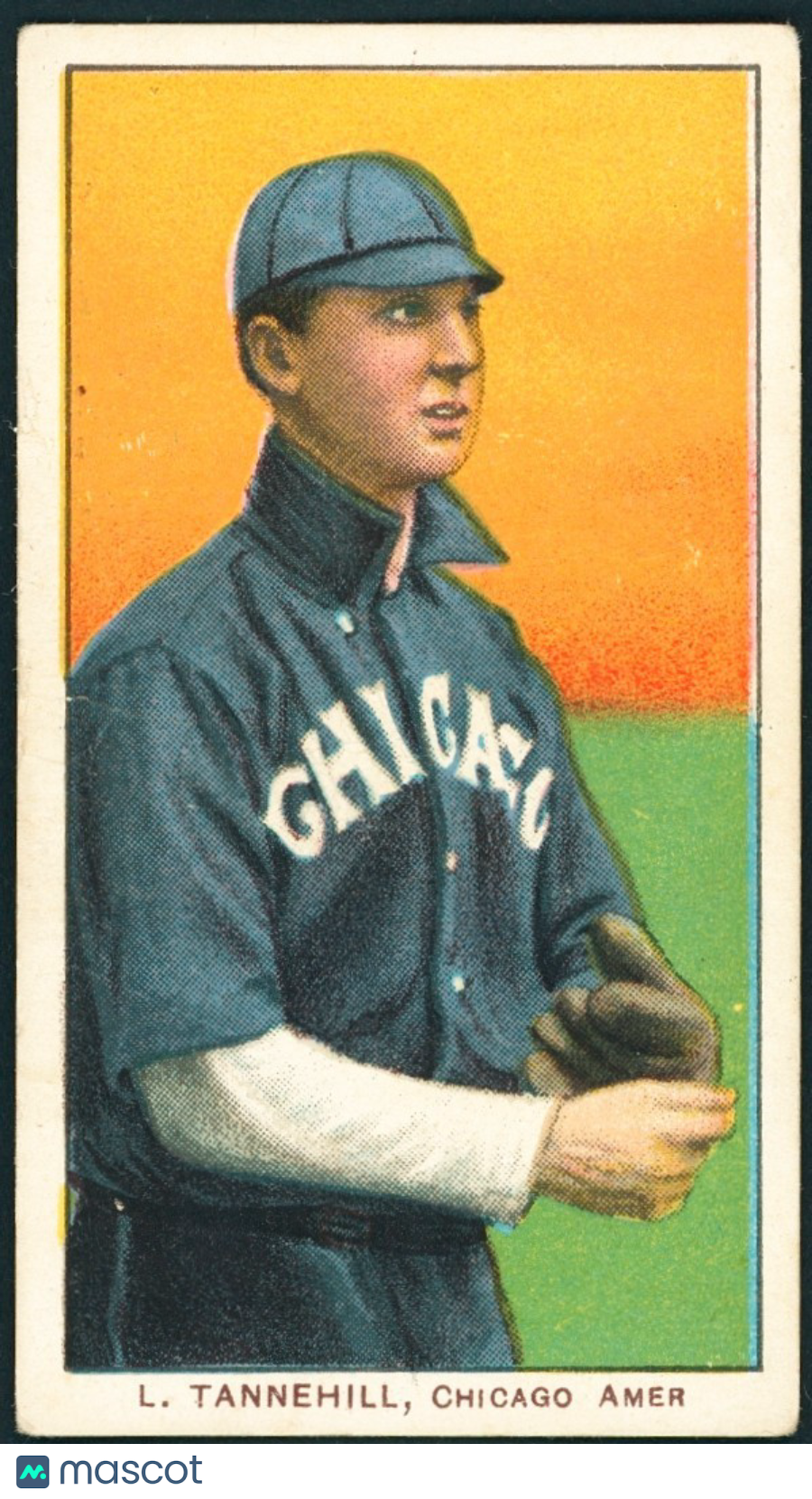 1909-11 T206 Piedmont 150/25 Lee Tannehill, L. Tannehill Chicago Crease-Free PPL