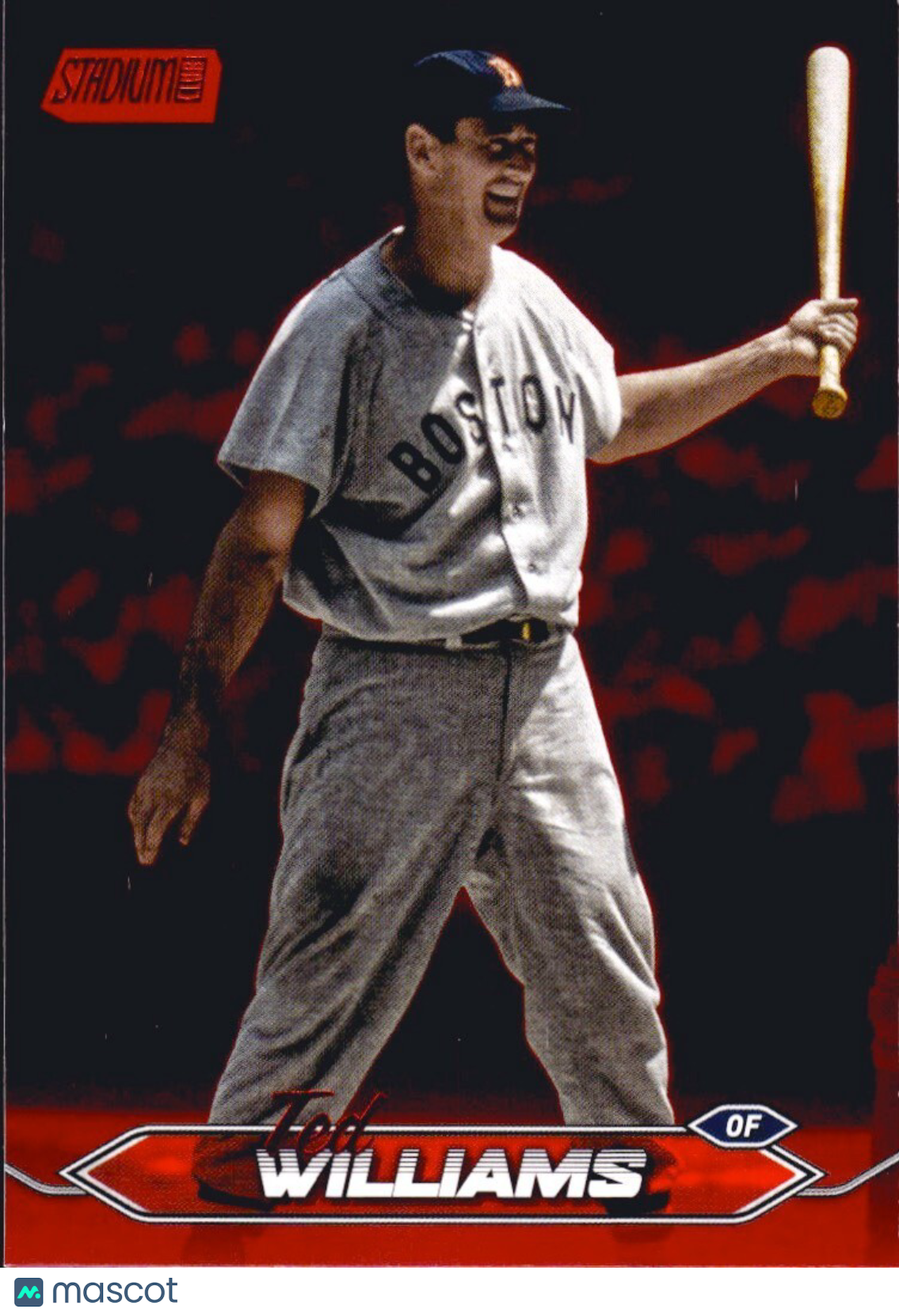 2024 Topps Stadium Club - #7 Red Foil - Ted Williams (HOF)