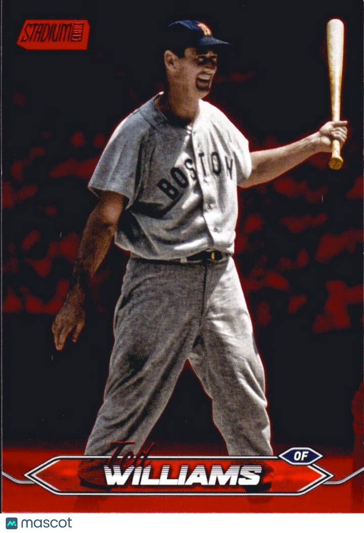 2024 Topps Stadium Club - #7 Red Foil - Ted Williams (HOF)