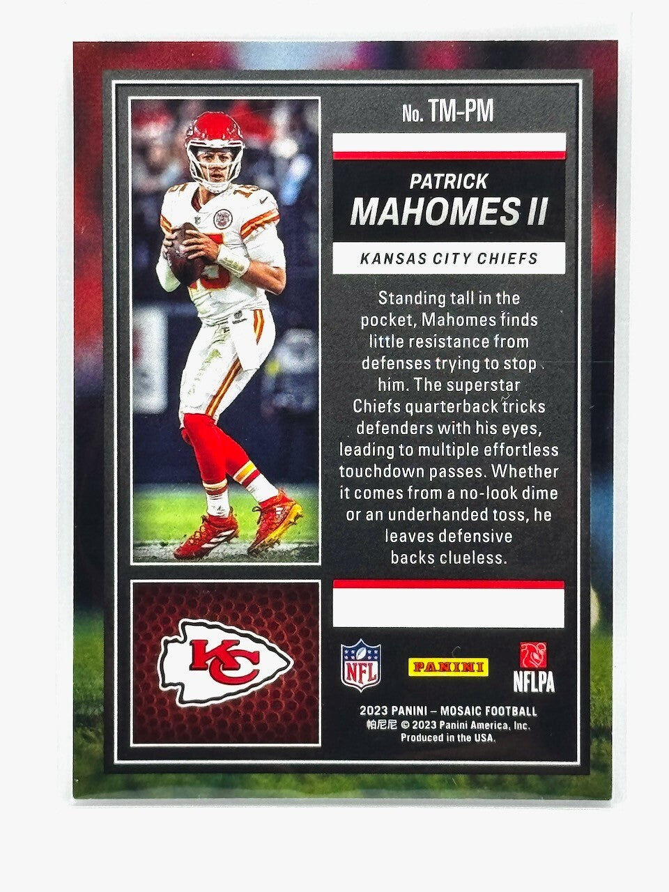 2023 Panini Mosaic - Touchdown Masters #TM-PM Patrick Mahomes II