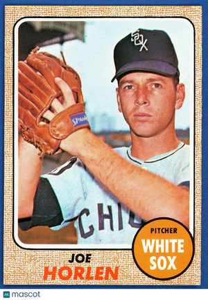 1968 Topps - Joe Horlen #125 Jewish Baseball - NMMT Centered