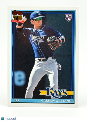 2026 Topps #T91-38 1991 Topps Parallel - Carson Williams RC Rookie