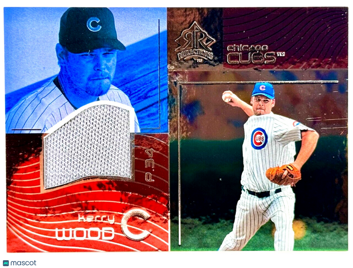 2004 Upper Deck Reflections #164 Game-Used Jersey Relic - Kerry Wood - Cubs