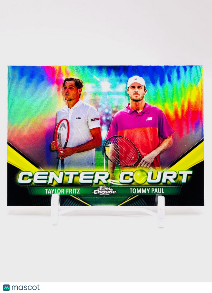 2024 Topps Chrome Tennis - CENTER COURT - Taylor Fritz - Tommy Paul #CCC-FP