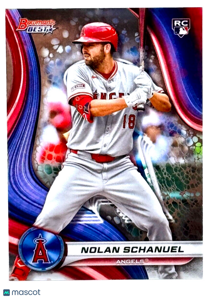 ⚾️ 2024 Bowman's Best #2 Nolan Schanuel (RC) Rookie Angels