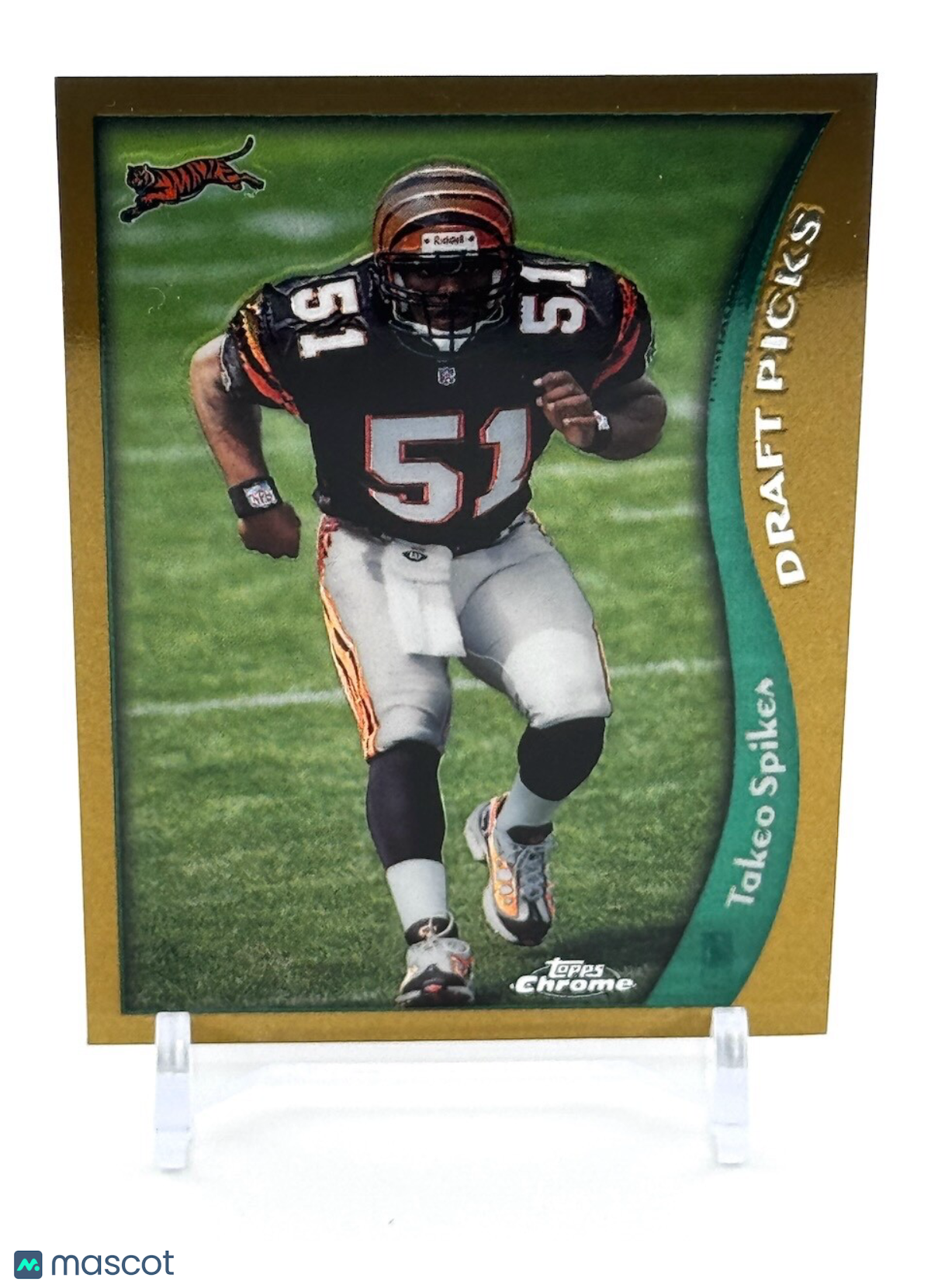 1998 Topps Chrome - #89 Takeo Spikes (RC) - Bengals - ROOKIE - SEE PHOTOS