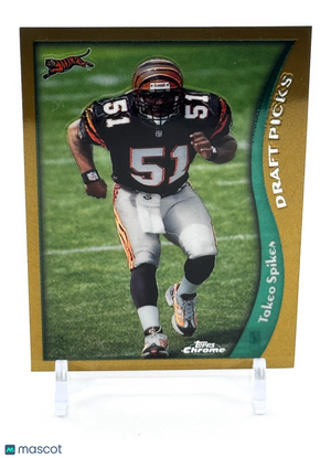 1998 Topps Chrome - #89 Takeo Spikes (RC) - Bengals - ROOKIE - SEE PHOTOS