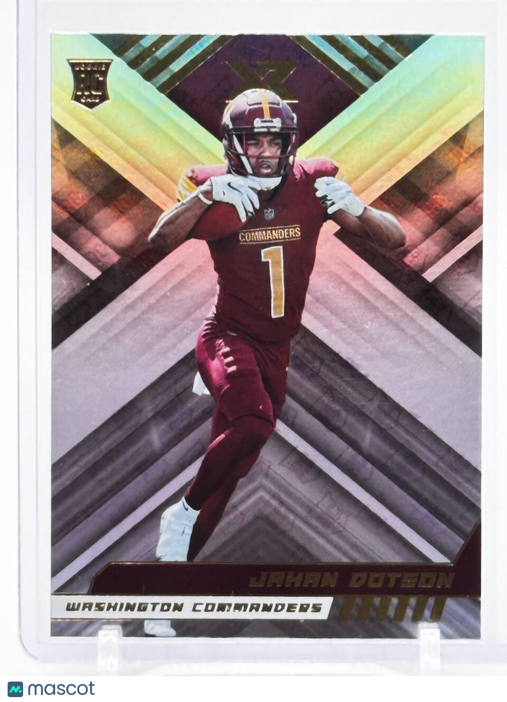 2022 Panini XR - Rookies Prizm #110 Jahan Dotson (RC) Commanders