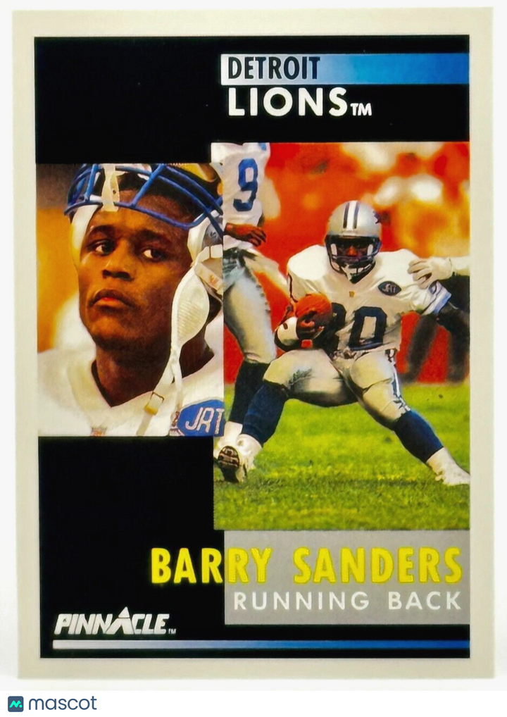 1991 Pinnacle - #250 Barry Sanders (HOF) - NM/Mint - Centered