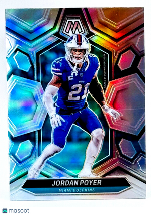 🏈 2024 Panini Mosaic #139 - SILVER PRIZM REFRACTOR - Jordan Poyer - Bills🏈