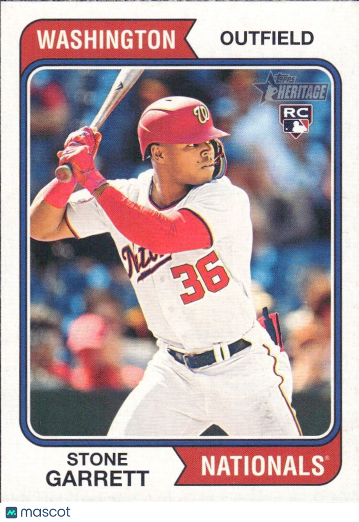 2023 Topps Heritage High Number - #644 Stone Garrett (RC) ROOKIE