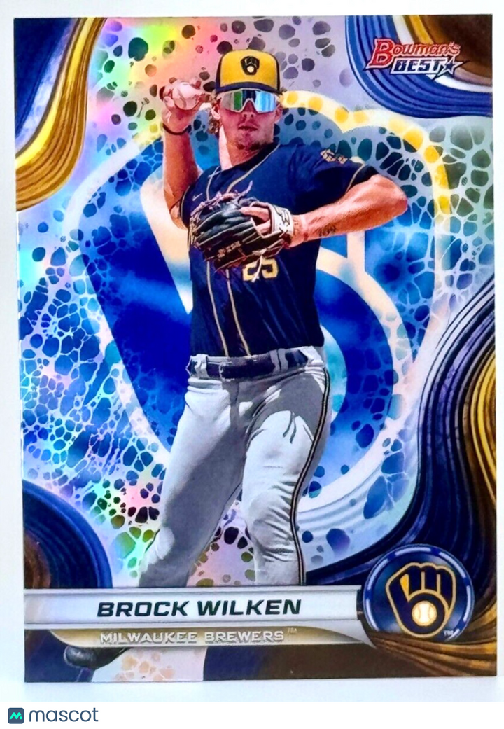 ⚾️ 2024 Bowman's Best #TP-10 REFRACTOR - Brock Wilken - Brewers